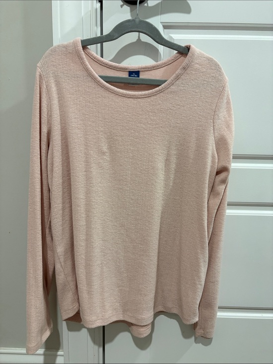 Old Navy Other - Old Navy Women's Long-Sleeve Scoop Neck Top in Blush Pink